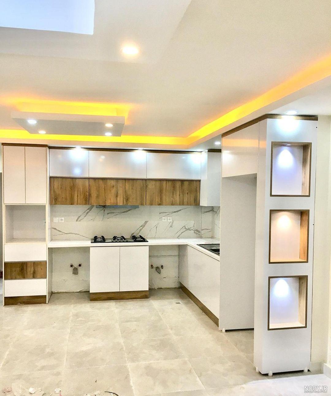 عکس کابینت ام دی اف سفید