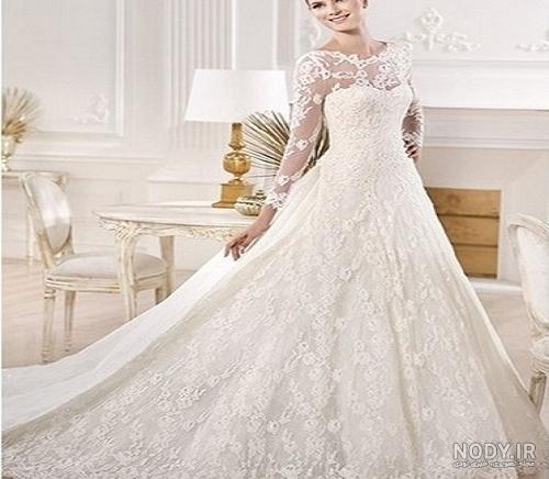 عکس لباس عروس جدید ساده و شیک عکس لباس عروس جدید ساده و شیک