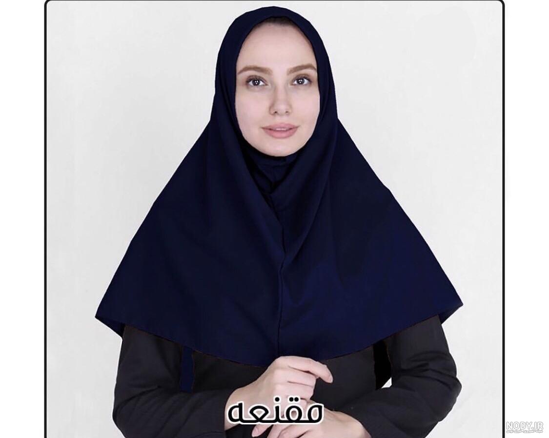 مقنعه قهوه