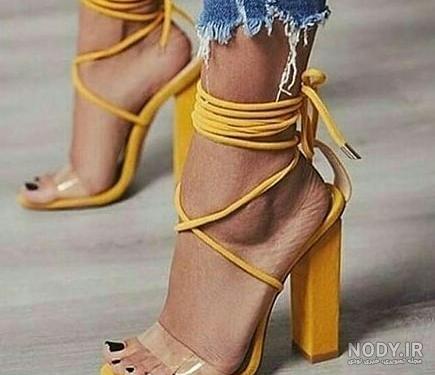 عکس کفش قاب بلند دخترانه