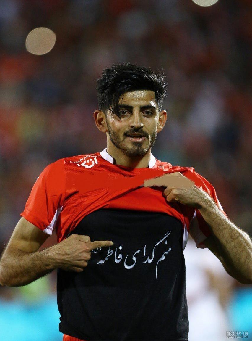 عکس مهدی ترابی با لباس پرسپولیس