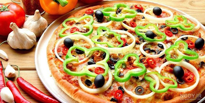 تصاویر غذای پیتزا