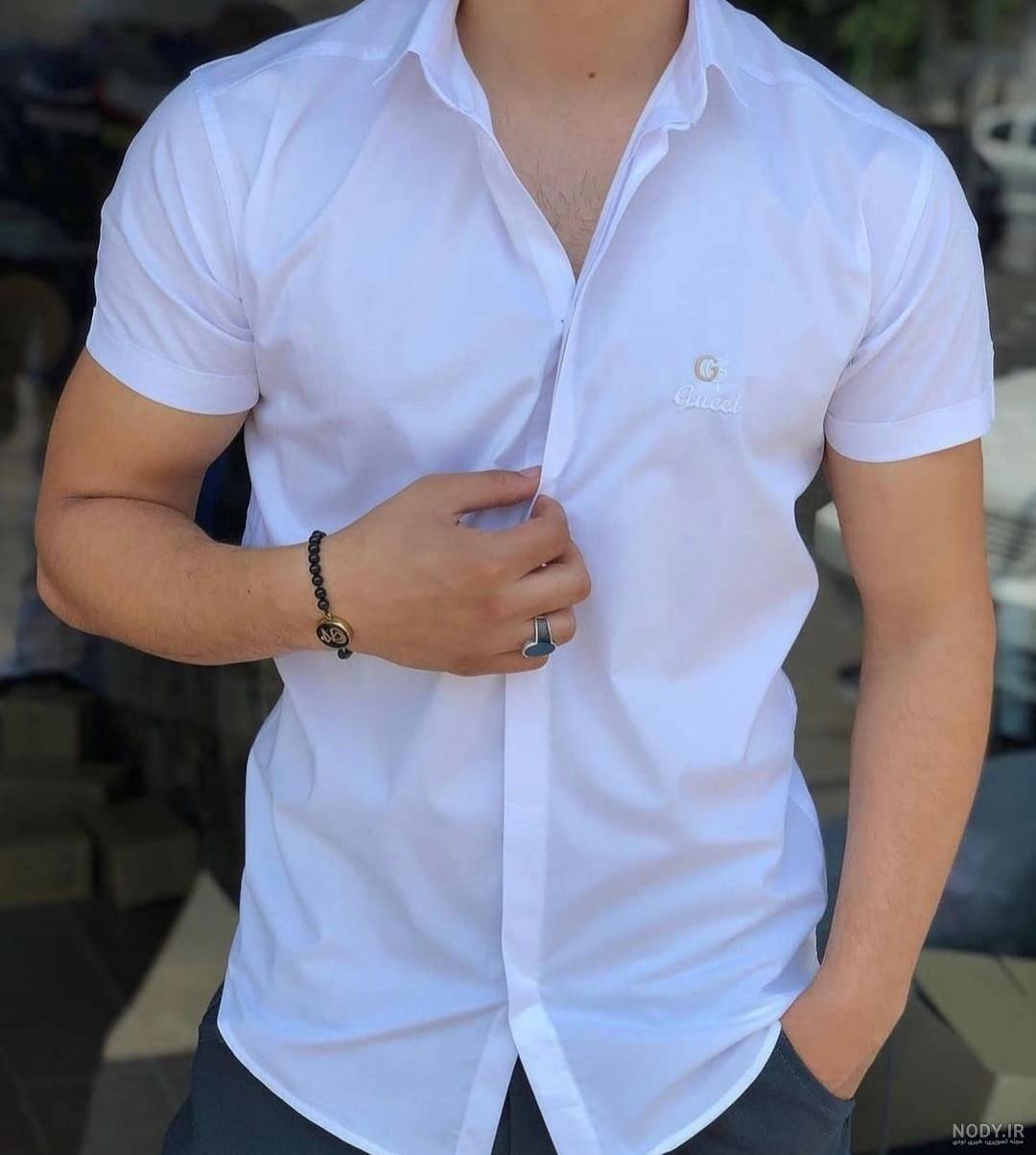 عکس پیراهن آستین بلند مردانه