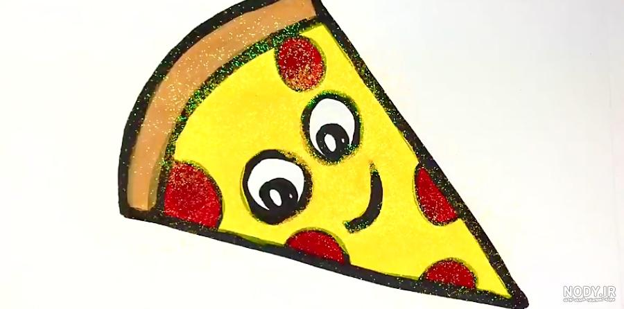 آموزش نقاشی پیتزای