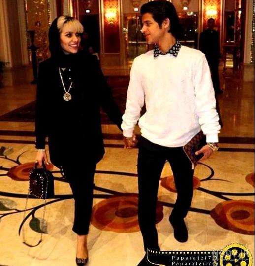 عکس مهدی قائدی و همسرش در استخر عکس مهدی قائدی و همسرش در استخر
