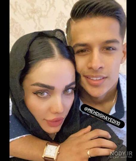 عکس مهدی قائدی و همسرش در دبی عکس مهدی قائدی و همسرش در دبی