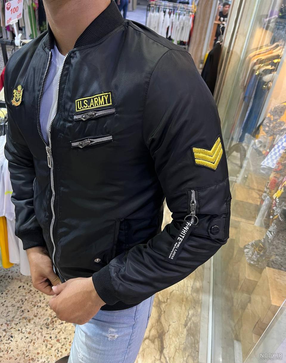 كاپشن چرم خلباني كاپشن چرم خلباني