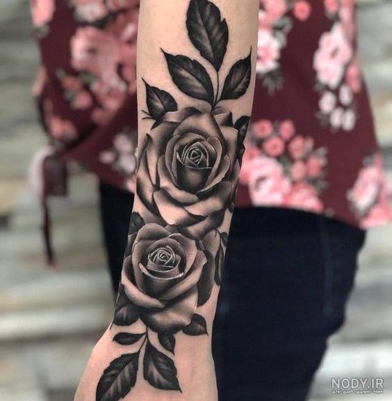 عکس گل برای تاتو روی دست
