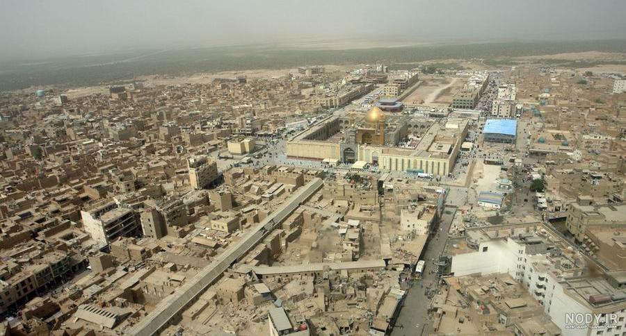 تصاویر هوایی نجف