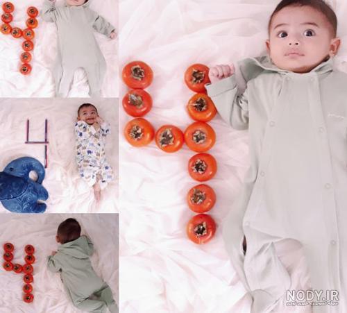 عکس نوزاد سه ماهگی عکس نوزاد سه ماهگی