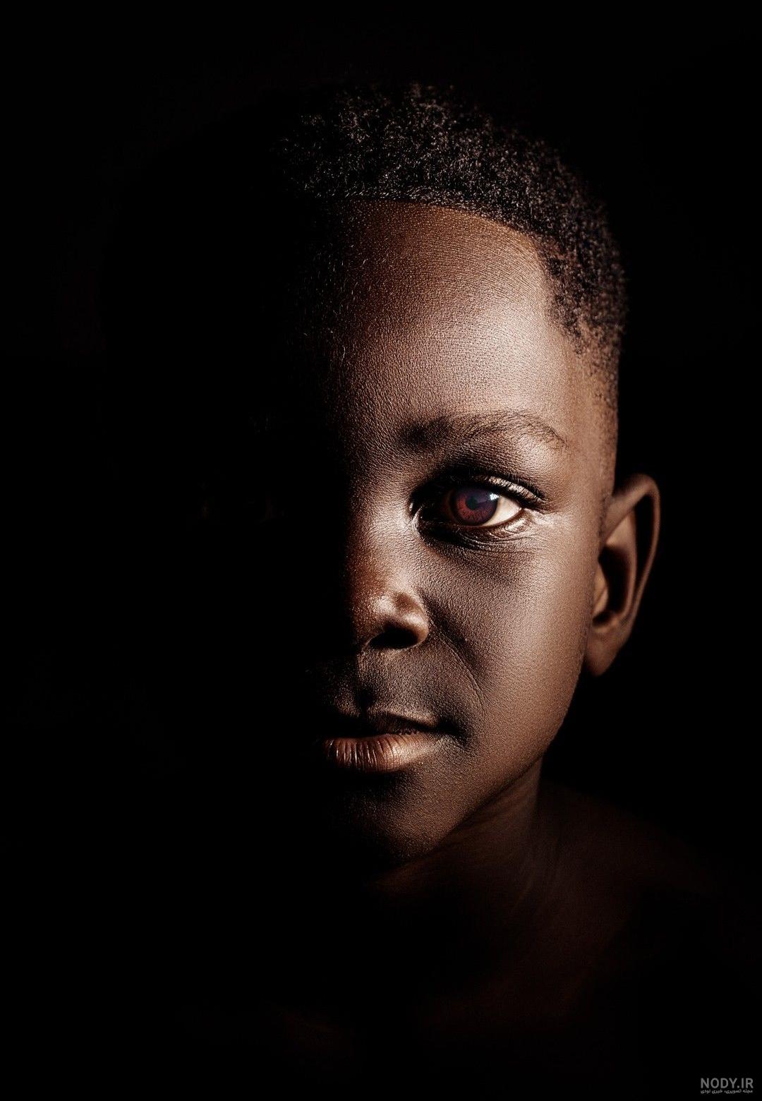 عکس پسر سیاه