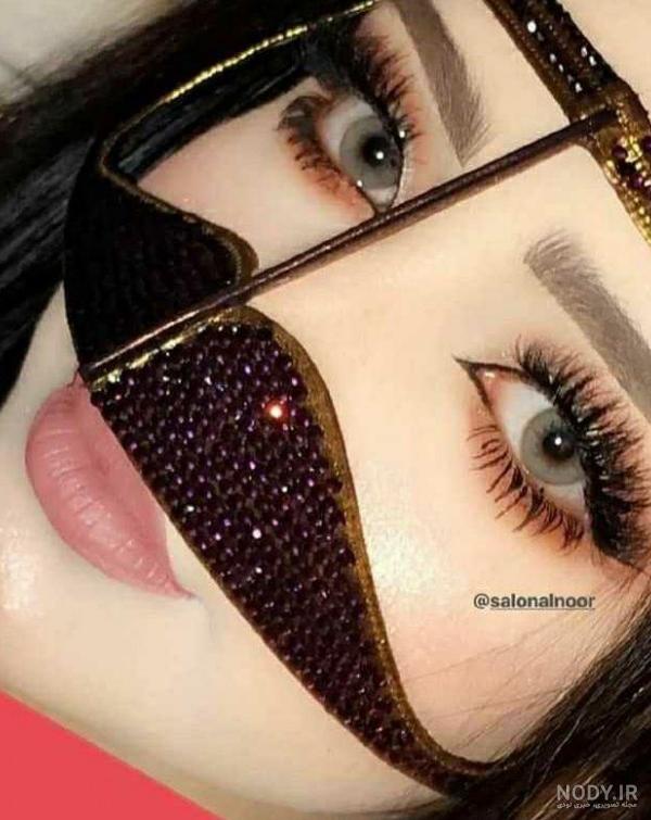عکس پروفایل دختر با چفیه عربی