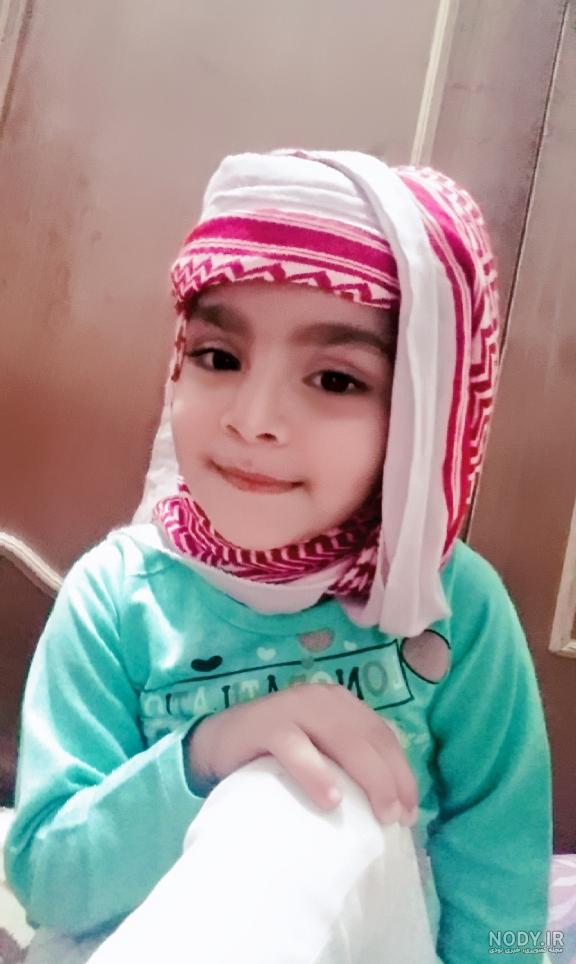عکس پروفایل دختر با چفیه عربی
