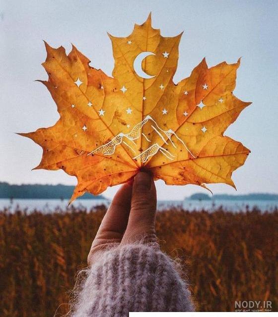عکس پروفایل دختر پاییزی کارتونی