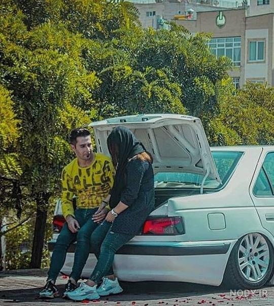 عکس پروفایل دختر لاکچری با ماشین