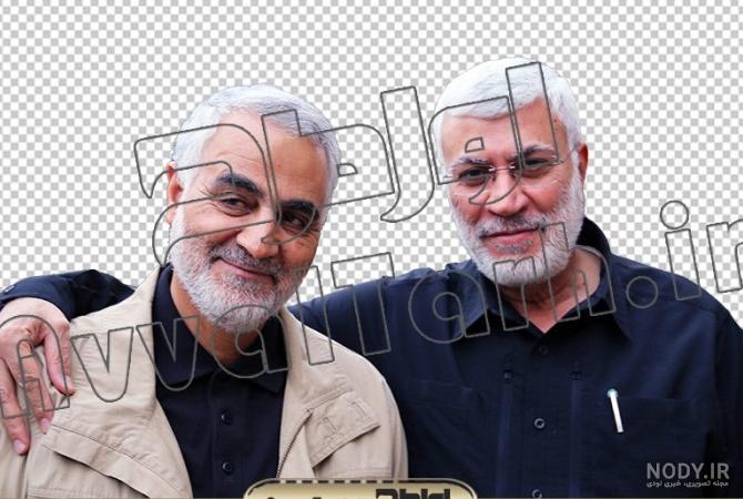 عکس با کیفیت حاج قاسم و ابومهدی عکس با کیفیت حاج قاسم و ابومهدی