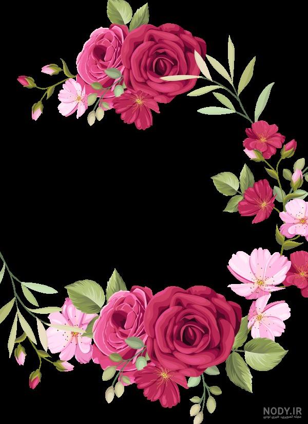 نقاشی گل برای حاشیه دفتر مشق - کامل (مولیزی)
