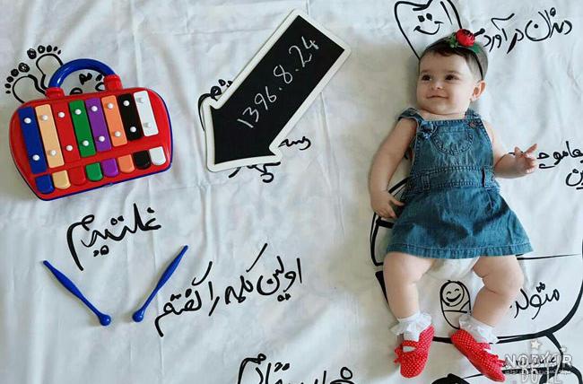دختر بامزه عکس نوزاد تازه متولد شده