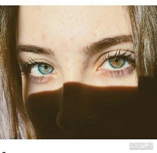 عکس دختر ۱۵ ساله چشم سبز