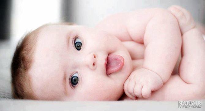 عکس نوزاد بامزه دختر