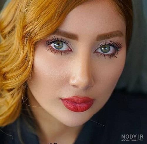 عکس پروفایل دختر چشم آبی