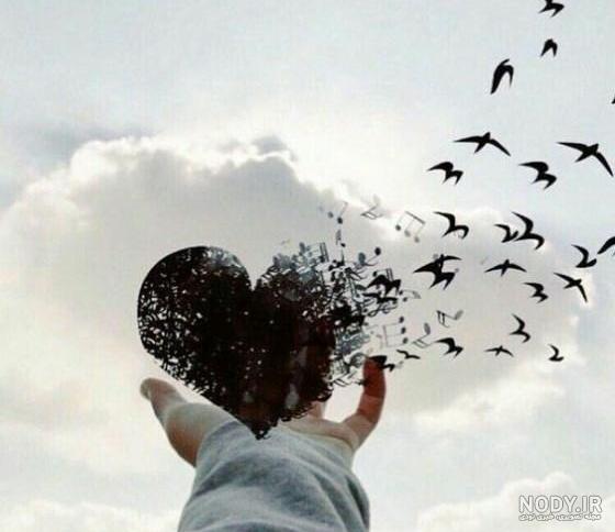 عکس دختر عاشق لب ساحل دریا برای پروفایل