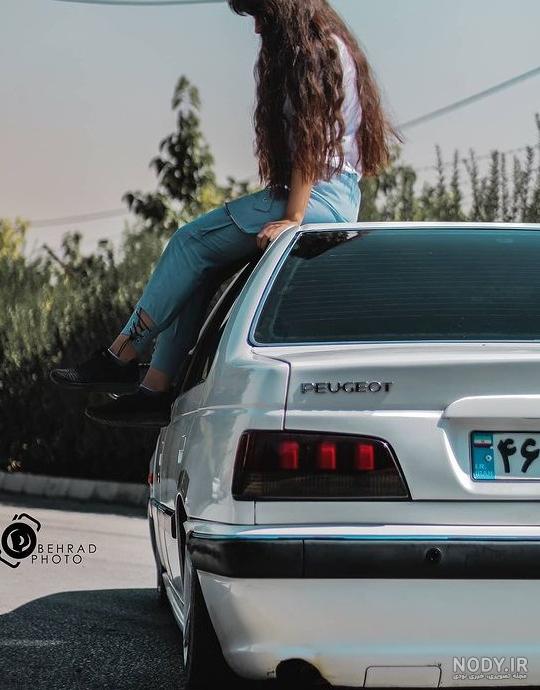 عکس دختر لات با ماشین