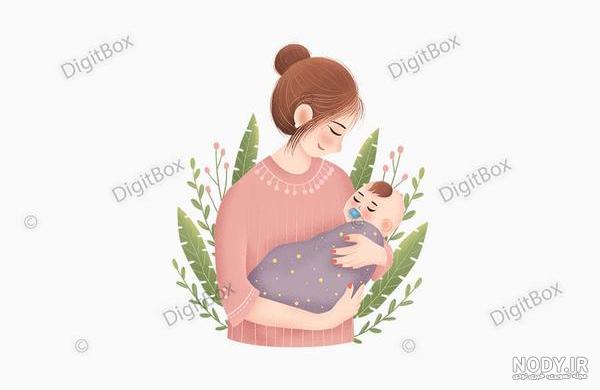 دانلود عکس های مادر و بچه فانتزی و خوشگل برای پروفایل