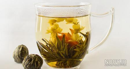 چای سفید بلومینگ یا شکوفنده به همراه گل یاس - چای مارکت