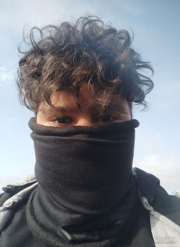 عکس پروفایل پسر با ماسک مشکی