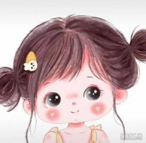 عکس دخترانه فانتزی کارتونی بامزه ❤️ [ بهترین تصاویر ]