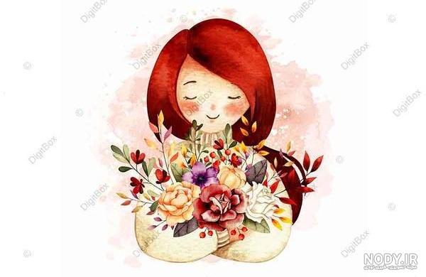 عکس دخترانه فانتزی کارتونی کیوت