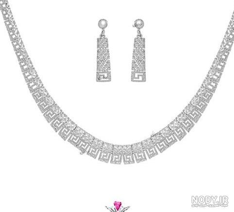 عکس گوشواره طلای سفید