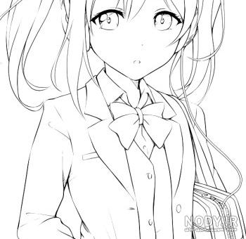 عکس انیمه نقاشی ساده