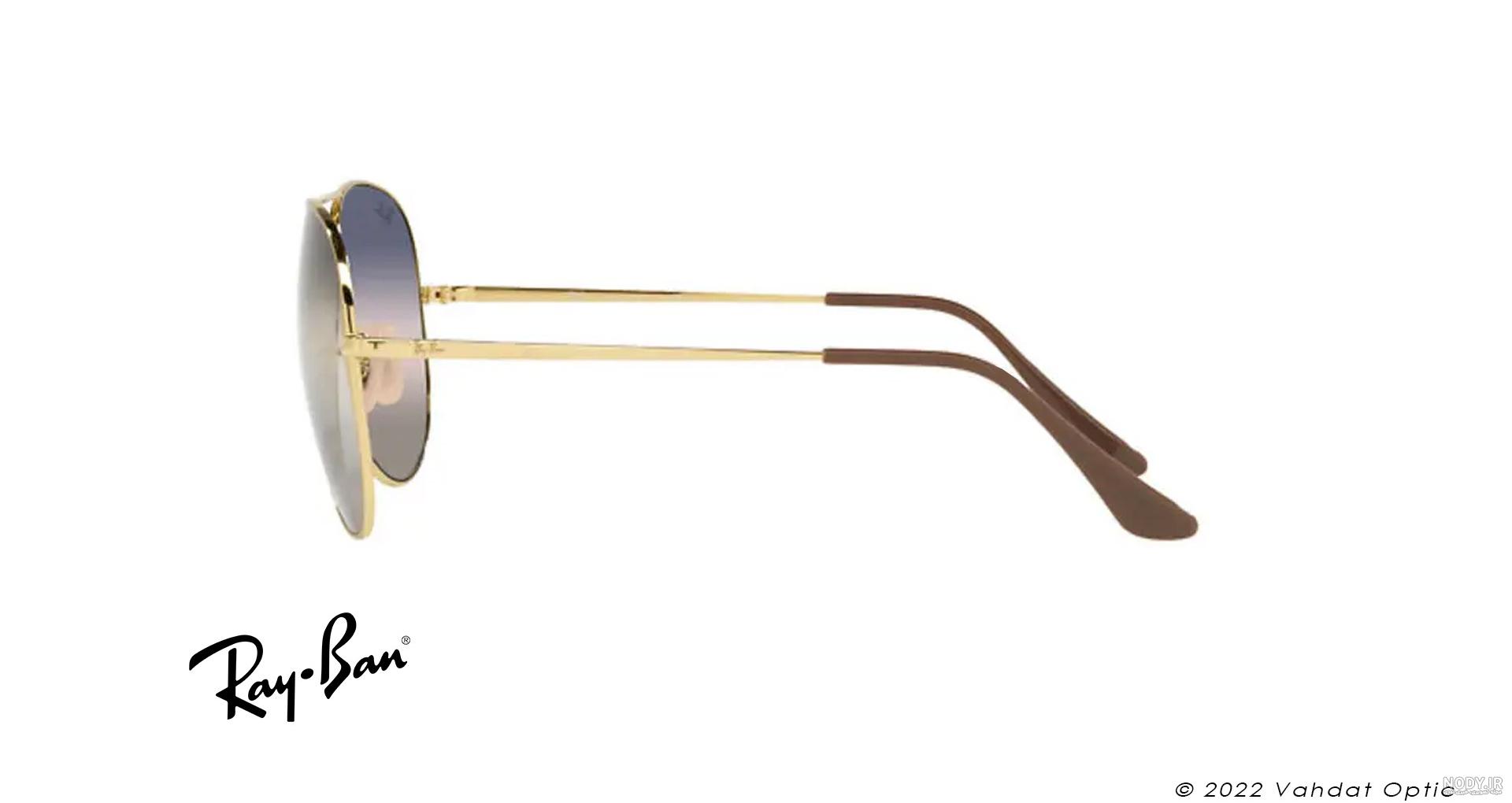 عینک آفتابی خلبانی ری بن سایز 58 - Ray Ban Aviator Metal RB3689 ...