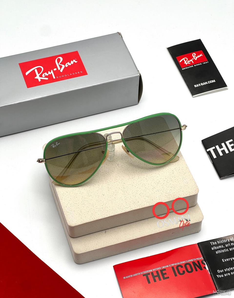 عینک آفتابی خلبانی ری بن سایز 58 - Ray Ban Aviator Metal RB3689 ...