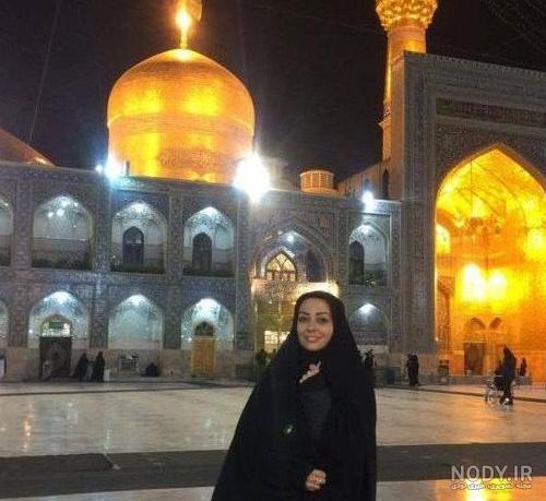 عکس حرم امام رضا چادری