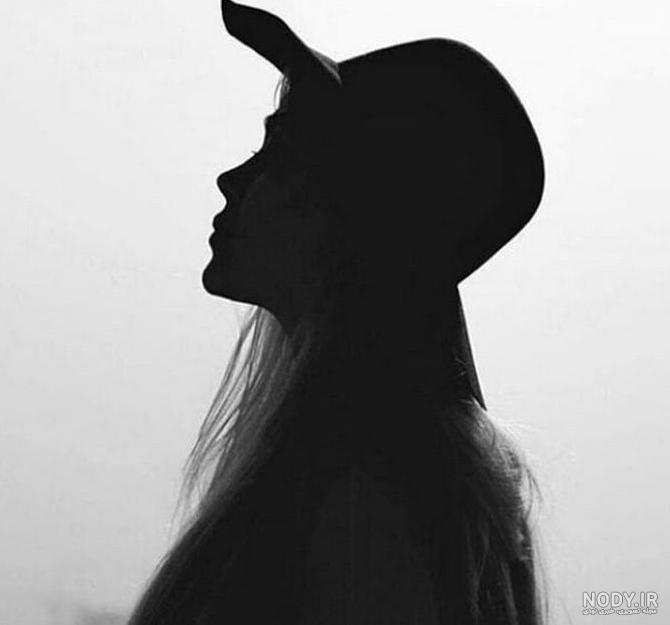 عکس پروفایل دختر خفن سیاه سفید