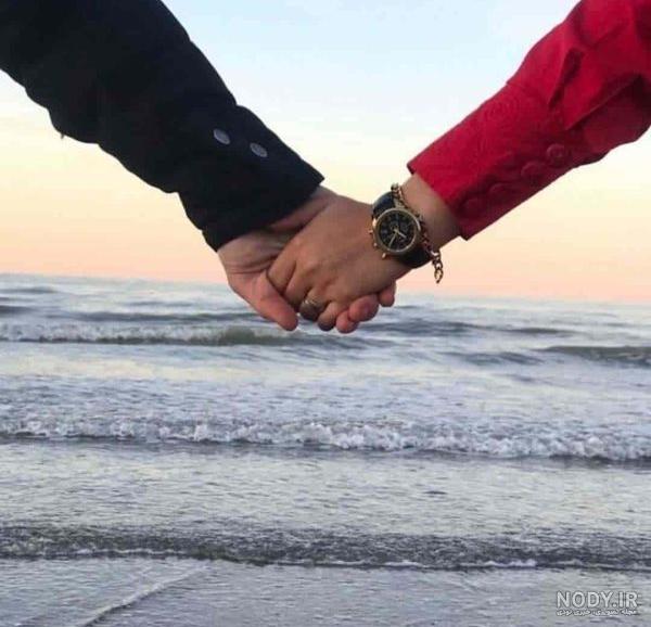 عکس پروفایل عاشقانه دونفره لب