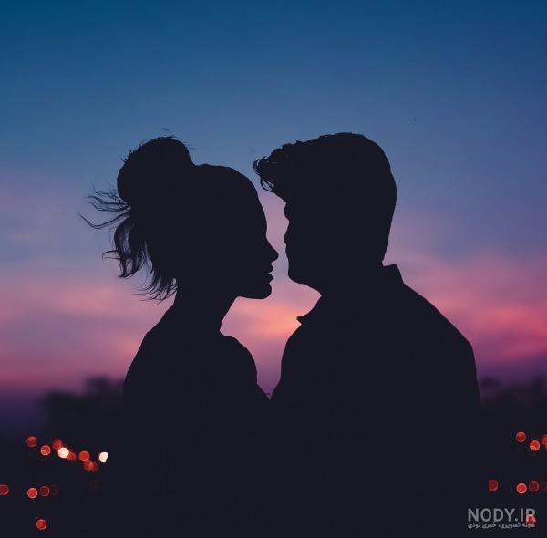عکس پروفایل عاشقانه دونفره لب