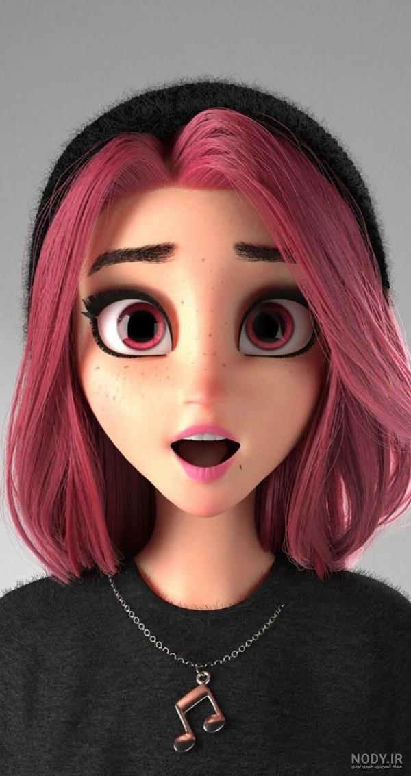 عروسکی عکس دخترانه فانتزی جدید برای پروفایل