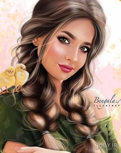 عکس دخترانه فانتزی عروسکی برای پروفایل
