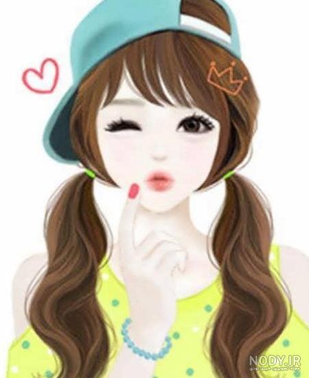 عکس های دخترانه ی کارتونی زیبا