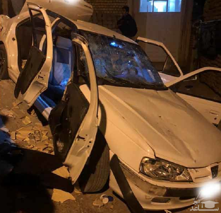 خبرآنلاین - تصاویر | نجات معجزه‌آسای راننده پژو پارس بعد از ورود ...