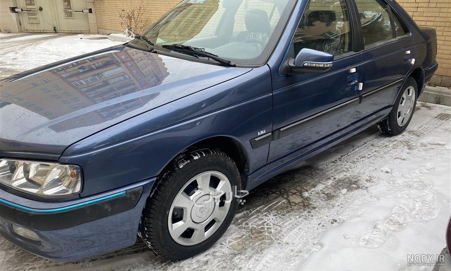 عکس پژو پارس آبی