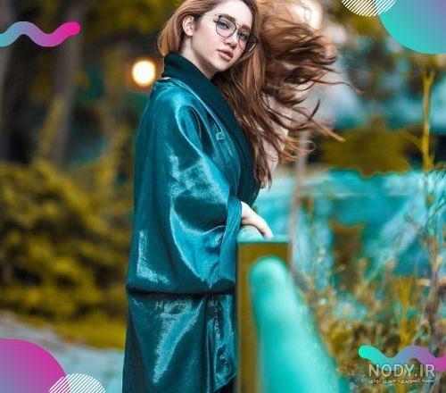 ژست عکاسی دخترانه لاکچری، سلفی، با حجاب در خانه و طبیعت