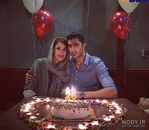  ژست عکس تولد دختر بچه با کیک