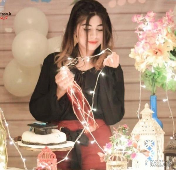 عکس تولد با کیک بدون چهره