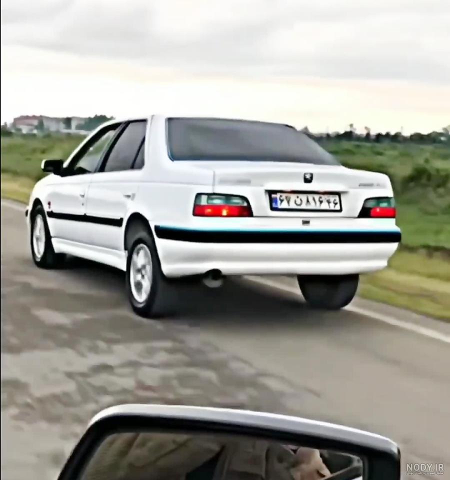 عکس پژو پارس سفید اسپرت شوتی عکس پژو پارس سفید اسپرت شوتی