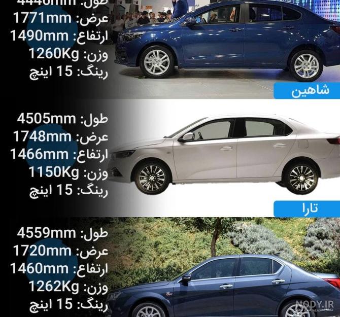 مقایسه سایپا شاهین و دنا پلاس مقایسه سایپا شاهین و دنا پلاس